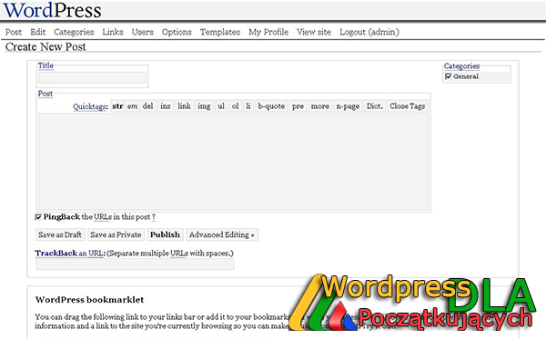 WordPress-1.0.1-Mile-styczen-2004-wordpressdlapoczatkujacych
